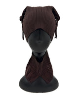 tri.R Crest Neck Cover Beanie / HHA02N-65