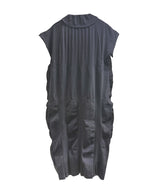 tri.R Stripe wide tapered Pants / NL087N-95/ charcoal