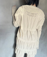 【 tri.R 】Fluffy form wide Vest / NAT11N-10