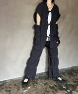 【 tri.R 】Fluffy form wide Vest / NAT11N-95