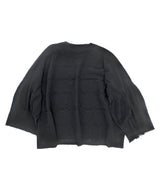 【 tri.R 】Leaf lace Pullover / NAT12N-99/black-soft type