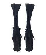【 tri.R 】Ribbon raschel High socks / NH037N-99