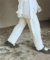 【 tri.R 】Uneven lace Pants / NL084N-91