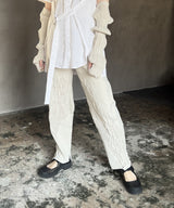 【 tri.R 】Uneven lace Pants / NL084N-91