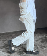【 tri.R 】Uneven lace Pants / NL084N-91
