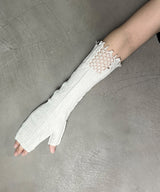 【 tri.R 】Lace combination Arm cover / NR063N-91
