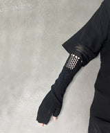 【 tri.R 】Lace combination Arm cover / NR063N-99