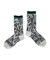 【nonnette Socks】Rex begonia Socks / NS362Y-91