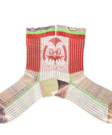 【nonnette Socks】Owl  rib Socks / NS364Y-01