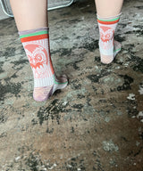 【nonnette Socks】Owl  rib Socks / NS364Y-01