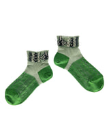 【nonnette Socks】See-through combination Socks / NS367Y-50