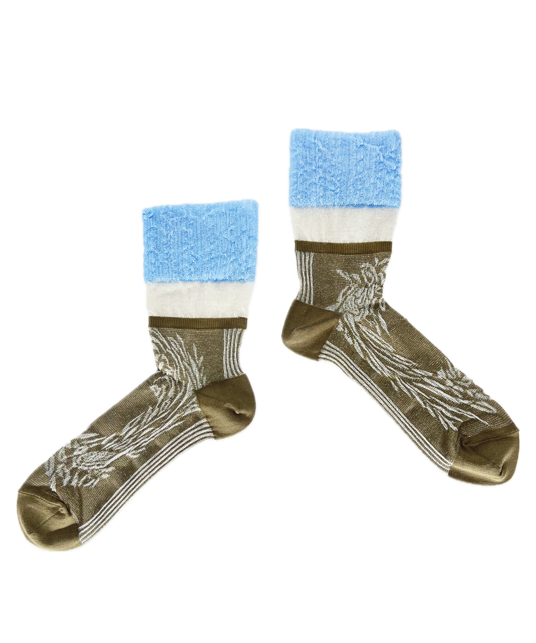 【nonnette Socks】Dia mix Wool Socks / NS395T-99 main image 0