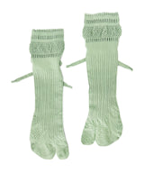 【 tri.R 】Ribbon rib tabi Socks / NS371N-51