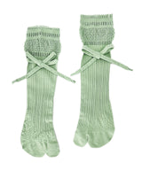 【 tri.R 】Ribbon rib tabi Socks / NS371N-51