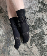 【 tri.R 】Fringe raschel Socks / NS372N-99