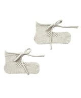 【 ti.R 】Ribbon lace Socks / NS386N-91/ light gray