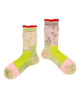 【nonnette Socks】Waterside flower Socks / NS400Y-54