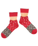 【nonnette Socks】Japanese paper wave line Socks / NS407Y-30