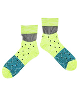 【nonnette Socks】Japanese paper wave line Socks / NS407Y-54