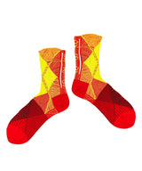【nonnette Socks】Big dia color Socks / NS410K-30