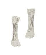 【tri.R】Back ruffle Socks / NS385N-95/charcoal