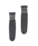【Restock 】Impact hole Socks / NS417N-95/charcoal