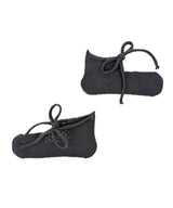 【 Restock】Ribbon lace Short Socks / NS424N-95/charcoal