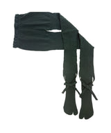 【tri.R】Mix rib fringe Leg warmer / NW033N-58/d.g green