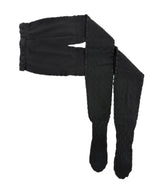 【tri.R】Mix rib fringe Leg warmer / NW033N-58/d.g green