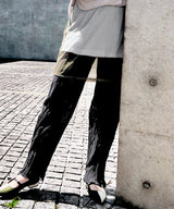 【 tri.R 】Uneven lace Pants / NL084N-95