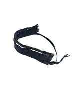 【 tri.R 】Bumpy string Headband / HH08N-99/black