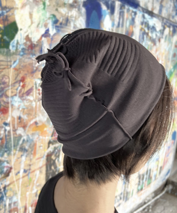 【 tri.R 】Lace combination Beanie / HHA01N-95