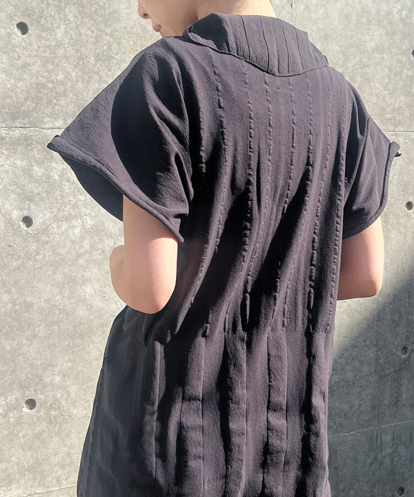 【 tri.R 】 Impact sleeve dress  /  NAO02N-95