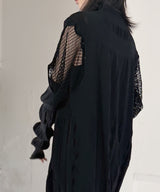 tri.R】Net sleeve Dress / NAO05N-95