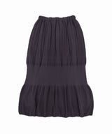 Mermaid Layered Skirt / NAS01N-99/ black