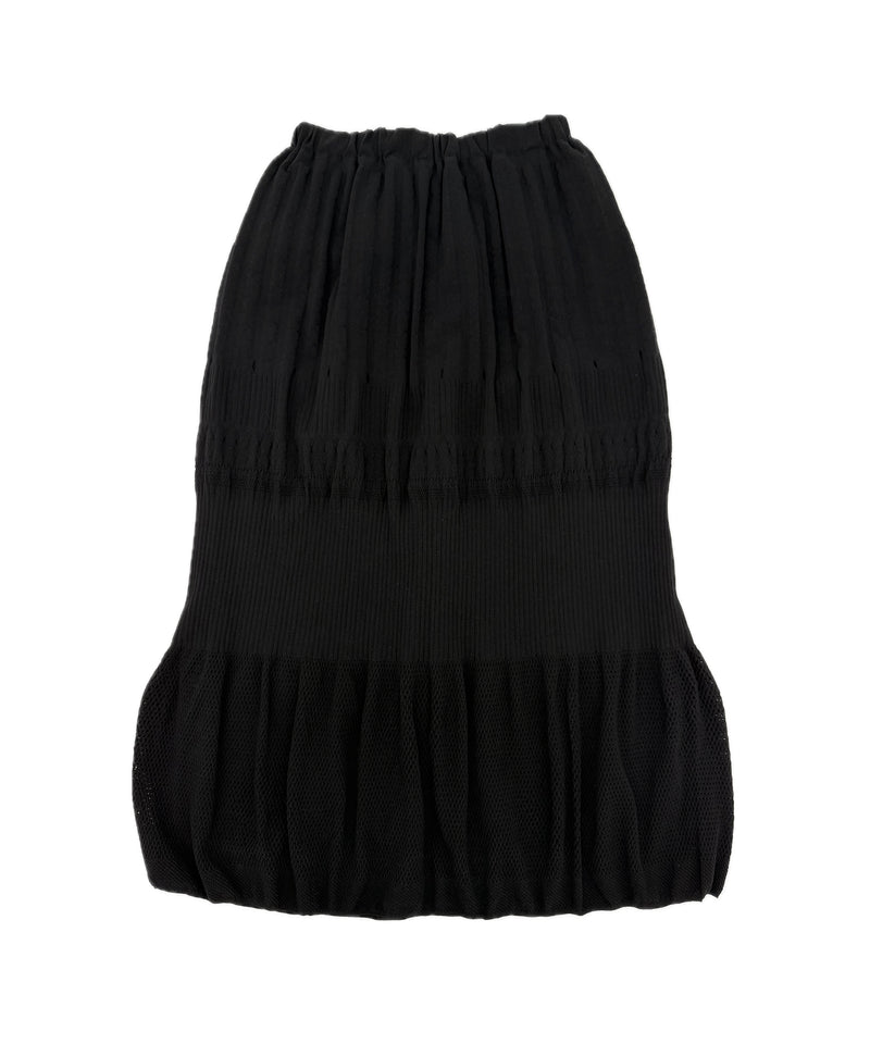 【 tri.R 】Mermaid Layered Skirt / NAS01N-99/ black