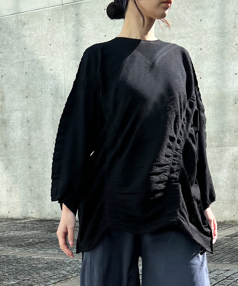[Tri.r] Tapered Sleeve Pullover / Nat06N-99