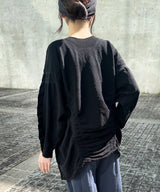 [Tri.r] Tapered Sleeve Pullover / Nat06N-99