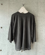 【 tri.R 】Unevenness sleeve Pullover / NAT08N-96