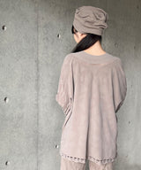 【 tri.R 】Unevenness sleeve Pullover / NAT08N-97