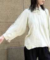 [tri.R]Flare Cropped-Hose / NL086N-58/d.green