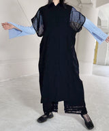 【tri.R】Netzärmelkleid / NAO05N-95