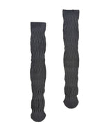 [tri.R]Back ruffle socks / NS385N-95/charcoal