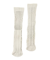 [tri.R]Back ruffle socks / NS385N-95/charcoal