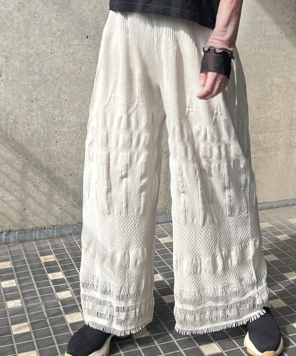 【 tri.R 】Wide straight Pants / NL081N-91