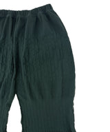 【 tri.R 】Flare Cropped Pants / NL086N-58/d.green