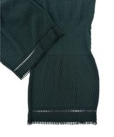 【 tri.R 】Flare Cropped Pants / NL086N-58/d.green