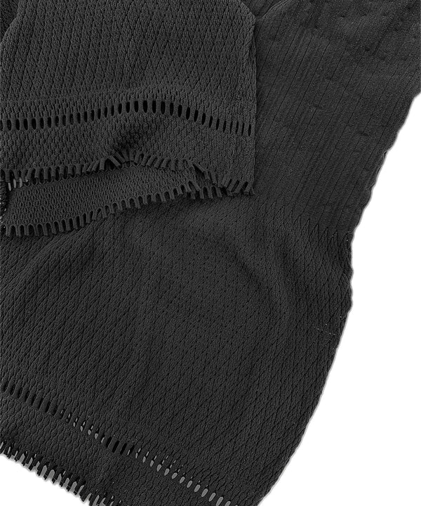 【 tri.R 】Flare Cropped Pants / NL086N-99/ black