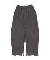 【 tri.R 】Uneven volume  Pants-  mild soft type / NL088N-95/charcoal