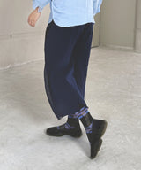 [tri.R] Pantalon fuselé large à rayures / NL087N-95/ anthracite